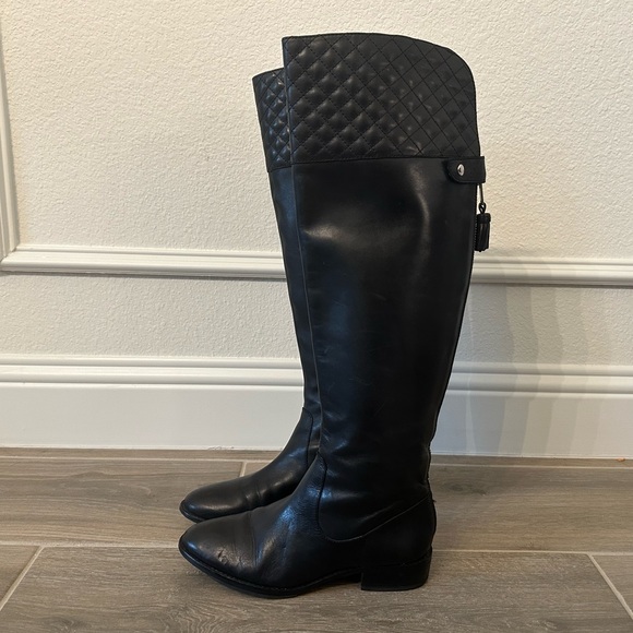 Vince Camuto Soreen Tall Leather Boots - Picture 3 of 10